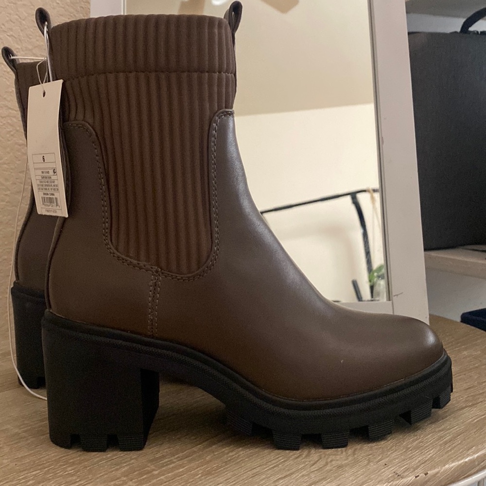 A New Day - brown boots